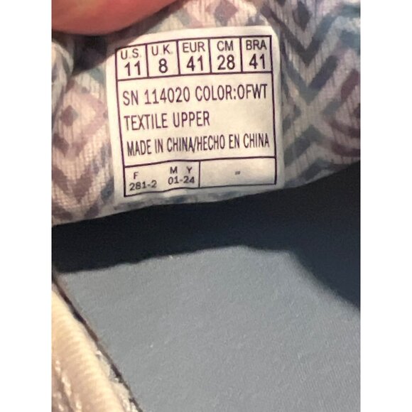 BOBS Women's Flexpadrille LO/ SN 114020/ Off white/ Size 11 - Picture 6 of 6